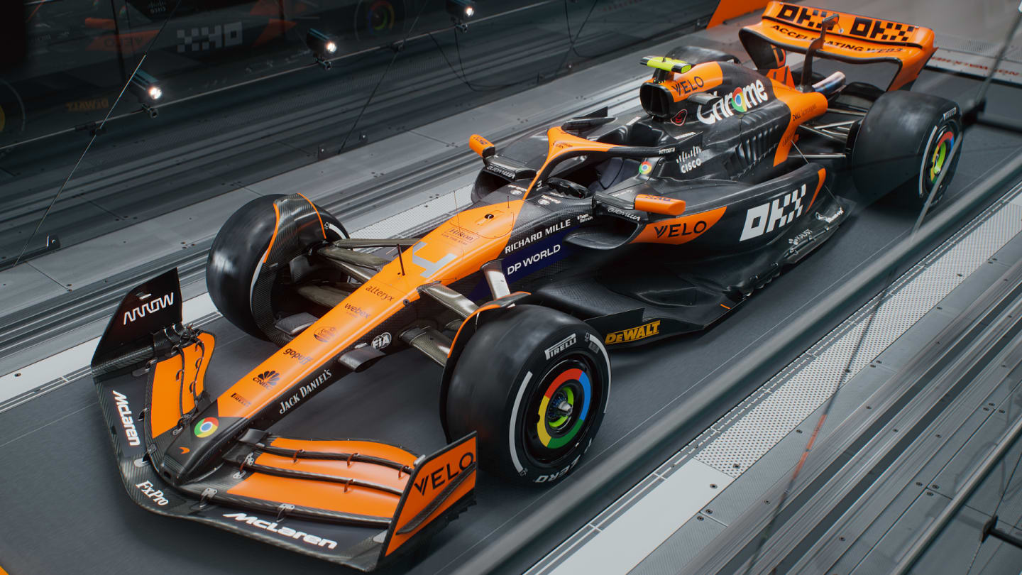 McLaren unveiled their new livery they would be running in the 2024 season