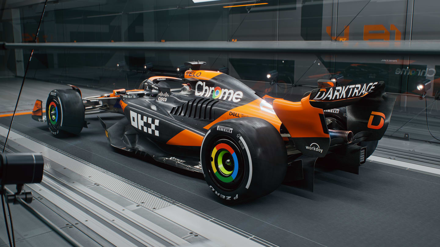 McLaren's new livery continues with papaya as their dominant colour