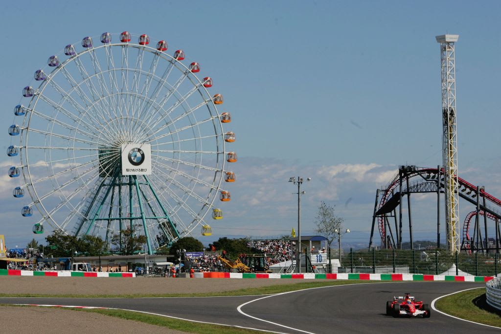 SUZUKA - OCTOBER 07:  Felipe Massa of Brazil and Ferrari in action during practice prior to
