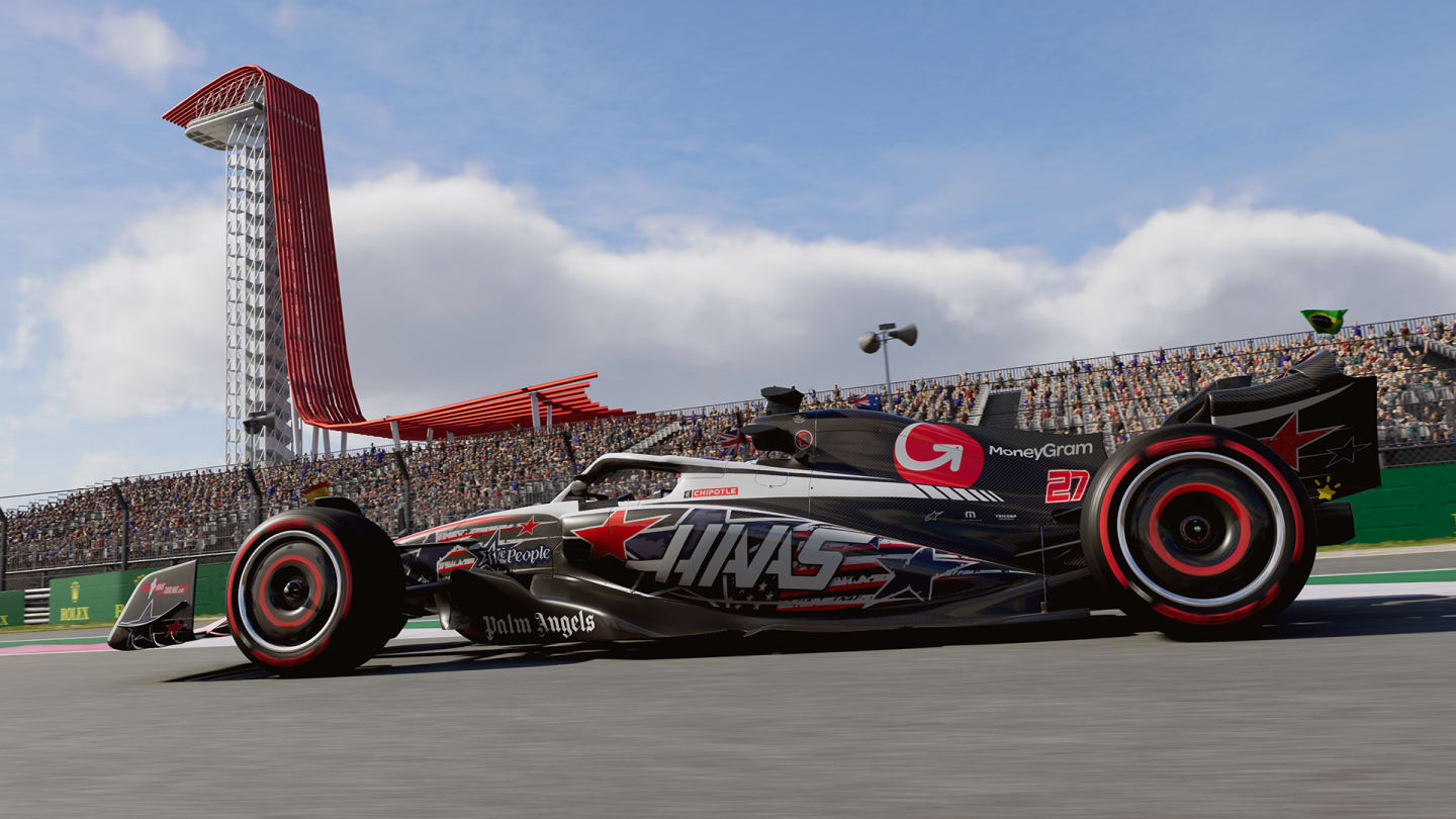 Renders of Haas’s special livery for the 2023 United States Grand Prix