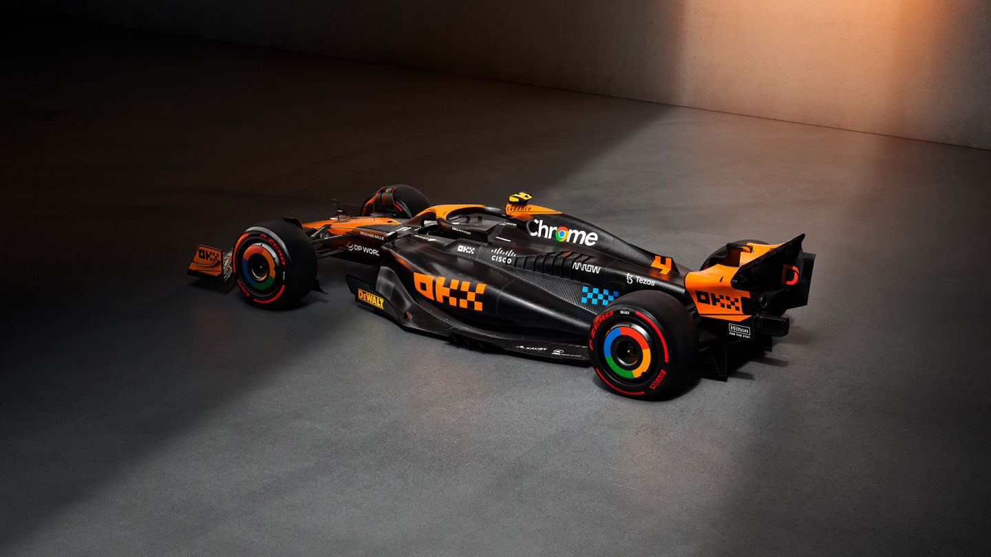 A closer look at the special livery McLaren will use in Singapore and Japan
