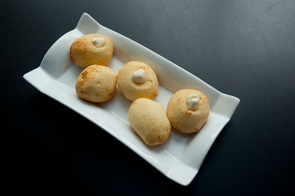 TORONTO, ON - JUNE 19: Braz.1.L Esfihas House, a new Brazilian cafe/World Cup hotspot. Photo of pao