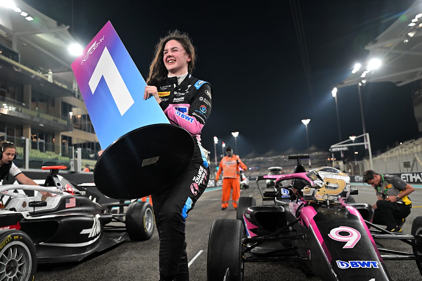 ABU DHABI, UNITED ARAB EMIRATES - DECEMBER 07: Race winner Abbi Pulling of Great Britain and Rodin