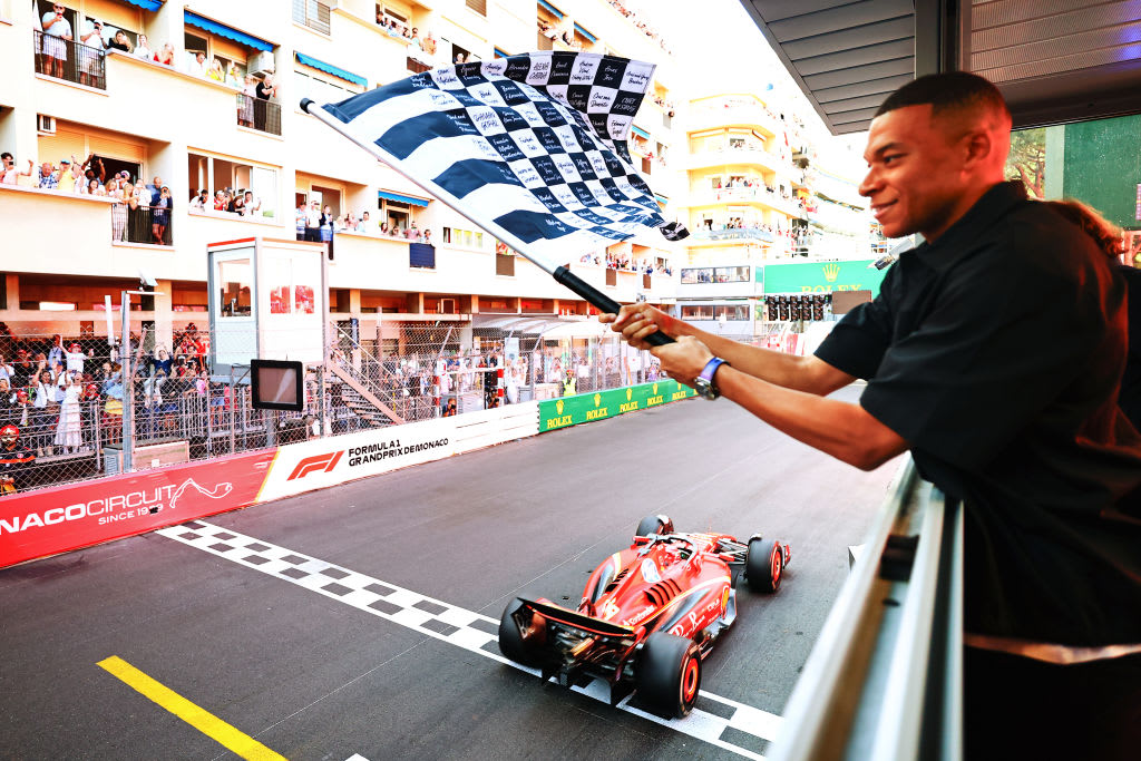 MONTE-CARLO, MONACO - MAY 26: Race winner Charles Leclerc of Monaco driving the (16) Ferrari SF-24