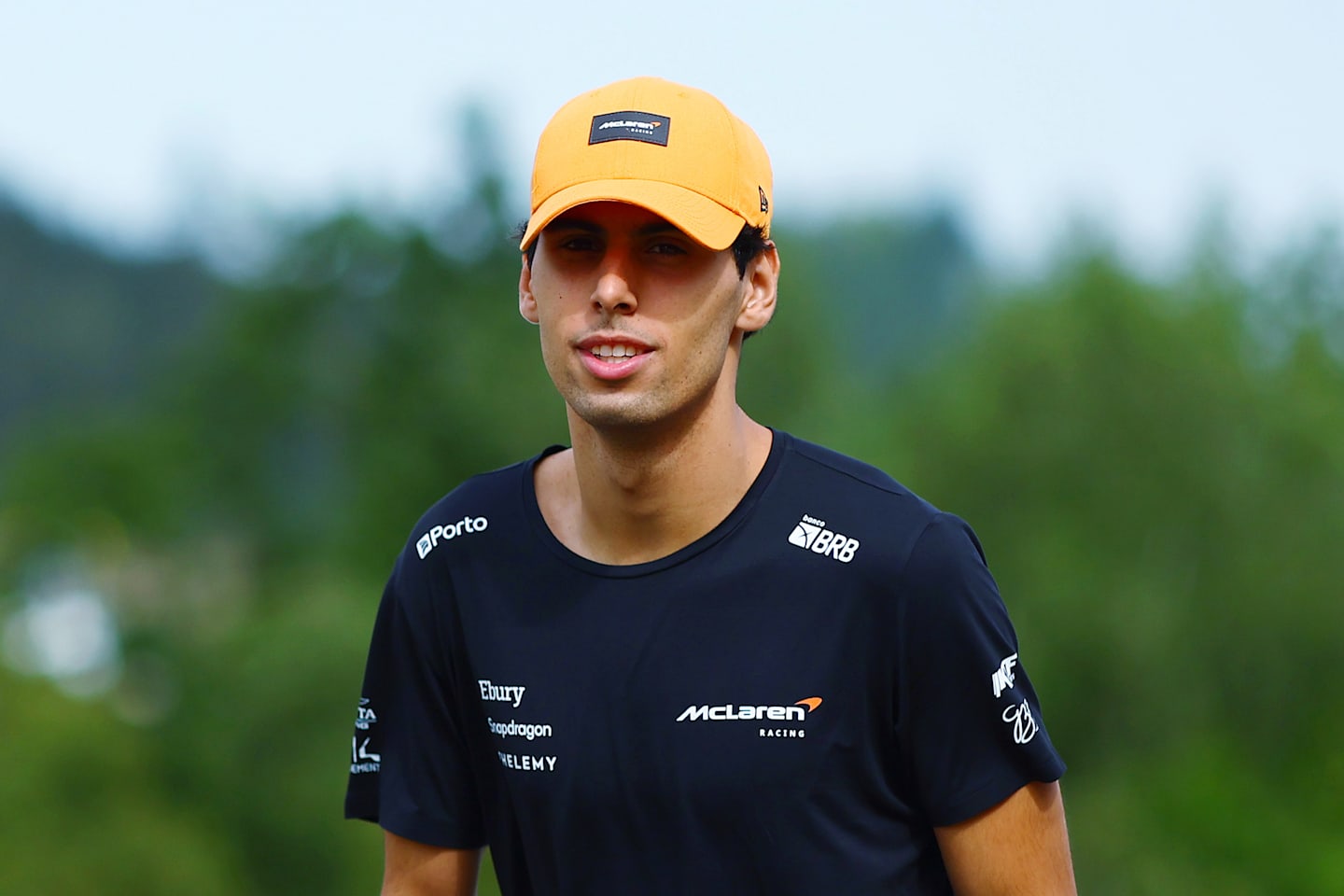 SPA, BELGIUM - JULY 25: Gabriel Bortoleto of Brazil and Invicta Racing (10) walks the track during