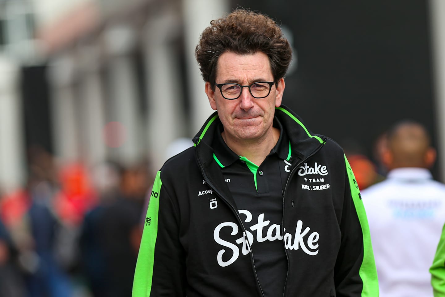 Mattia Binotto is the Managing Director of Sauber Motorsport during the Formula 1 Pirelli United