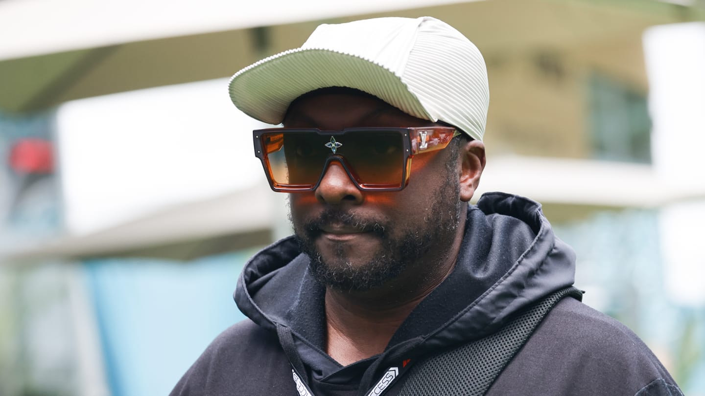 American rapper and record producer and huge F1 fan will.i.am also made an appearance