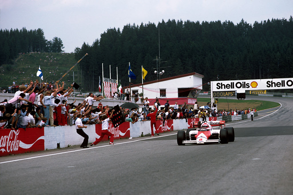 Niki Lauda, McLaren-TAG MP4/2, Grand Prix of Austria, Osterreichring, 19 August 1984. Niki Lauda