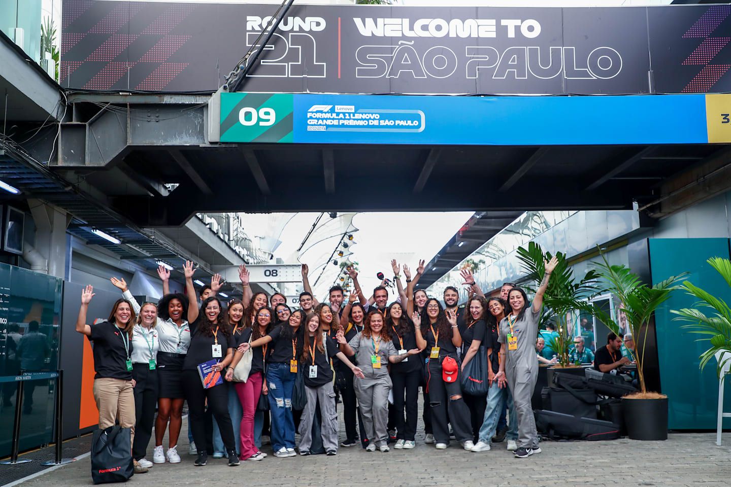 SAO PAULO, BRAZIL - OCTOBER 31: <<enter caption here>> during previews ahead of the F1 Grand Prix