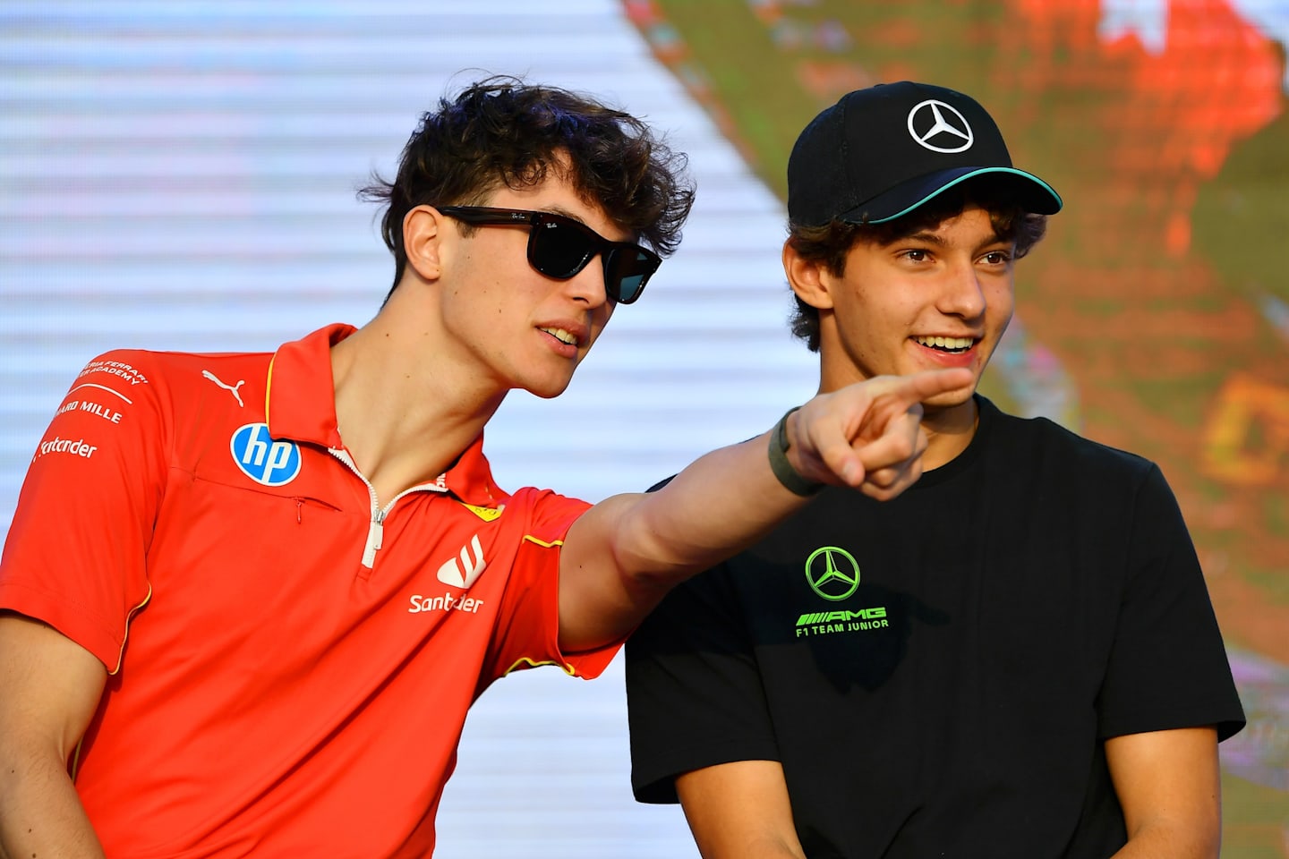 LUSAIL CITY, QATAR - NOVEMBER 30: Oliver Bearman of Great Britain and PREMA Racing (3) and Andrea
