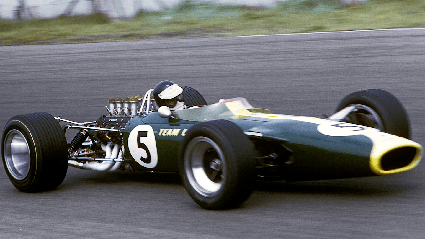 Newey drew plenty of inspiration from the Lotus 49, which was driven by Jim Clark and Graham Hill