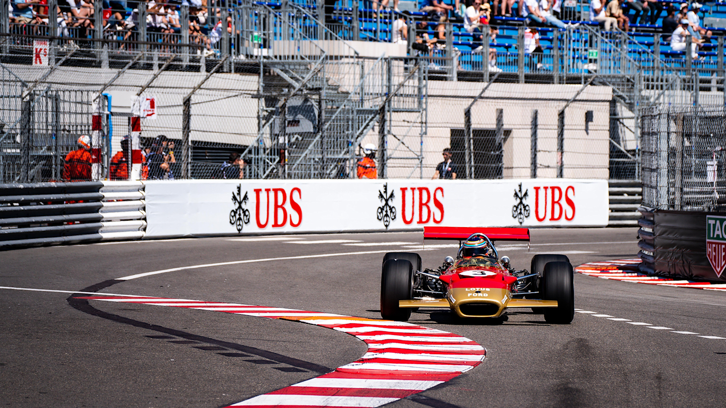 He now owns a Lotus 49B from the following year and recently took it for a spin around Monaco