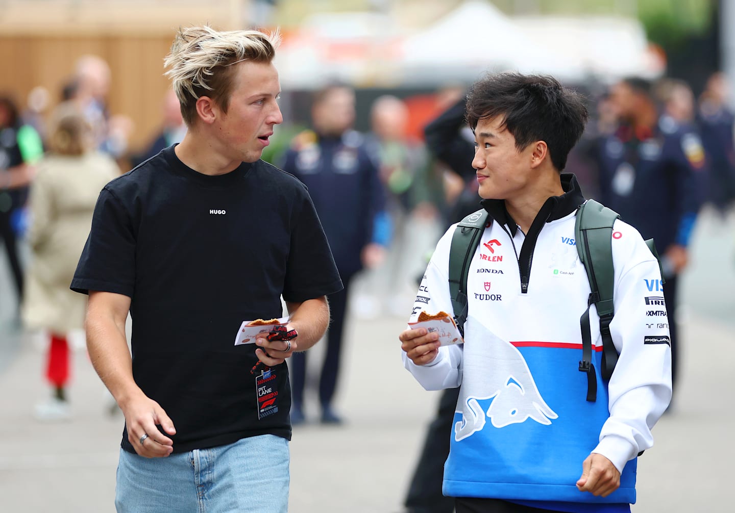 ZANDVOORT, NETHERLANDS - AUGUST 23: Liam Lawson of New Zealand and Visa Cash App RB and Yuki