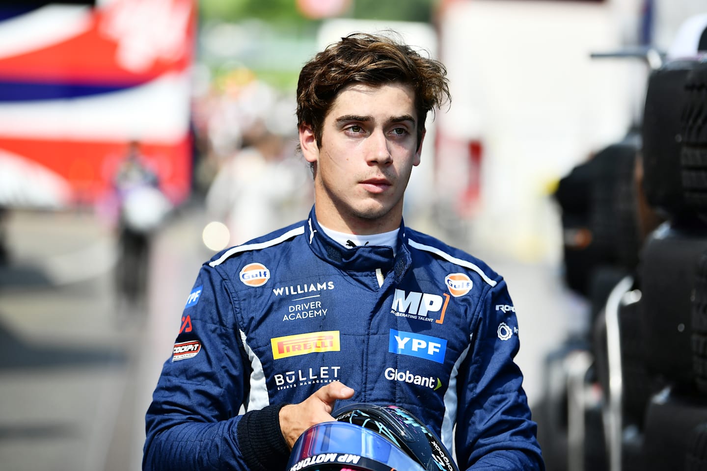 SPIELBERG, AUSTRIA - JUNE 28: Franco Colapinto of Argentina and MP Motorsport (12) looks on in the