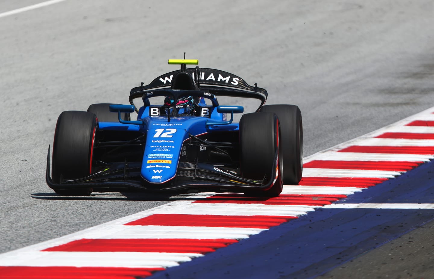 SPIELBERG, AUSTRIA - JUNE 29: Franco Colapinto of Argentina and MP Motorsport (12) drives on track