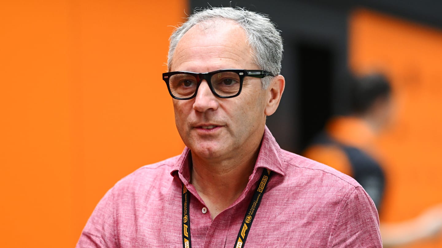 MELBOURNE, AUSTRALIA - MARCH 13: Stefano Domenicali, CEO of the Formula One Group looks on during
