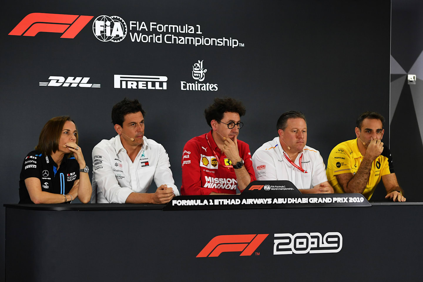 YAS MARINA CIRCUIT, UNITED ARAB EMIRATES - NOVEMBER 29: Claire Williams, Deputy Team Principal,