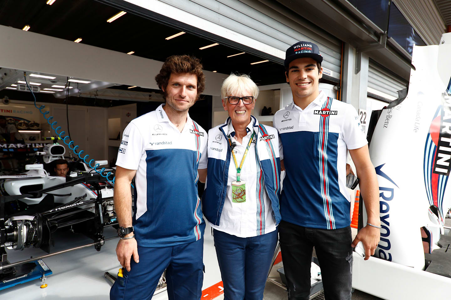 Spa Francorchamps, Belgium. Thursday 24 August 2017. Lance Stroll, Williams Martini Racing, poses