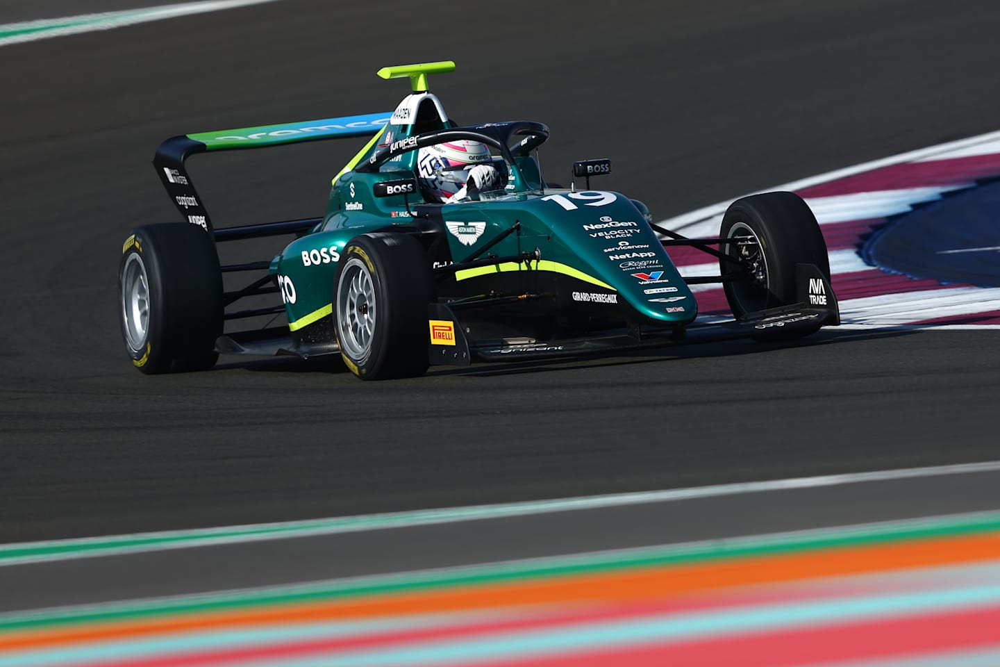 LUSAIL CITY, QATAR - NOVEMBER 29: Tina Hausmann of Switzerland and PREMA Racing (19) drives on