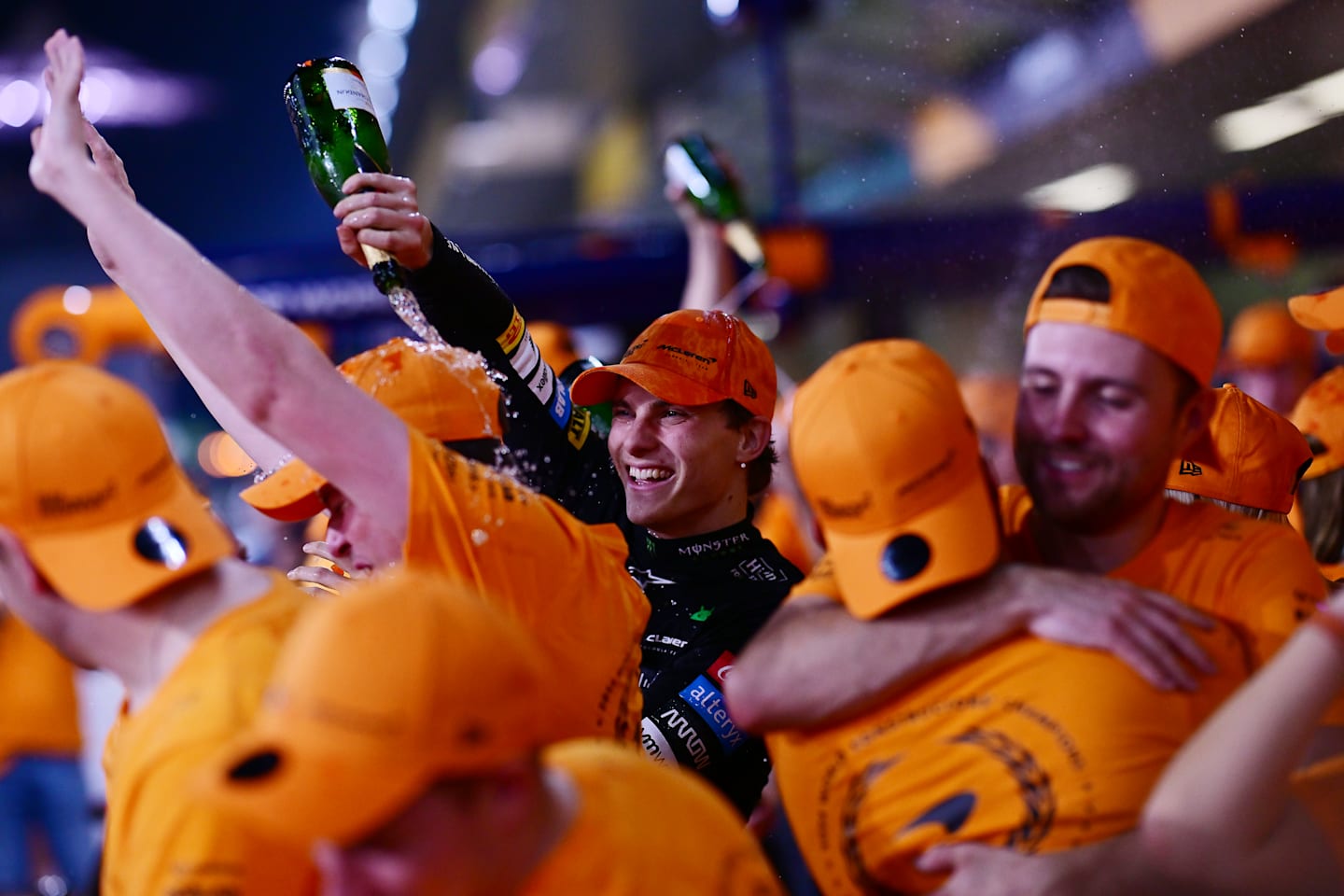 ABU DHABI, UNITED ARAB EMIRATES - DECEMBER 08: 10th placed Oscar Piastri of Australia and McLaren
