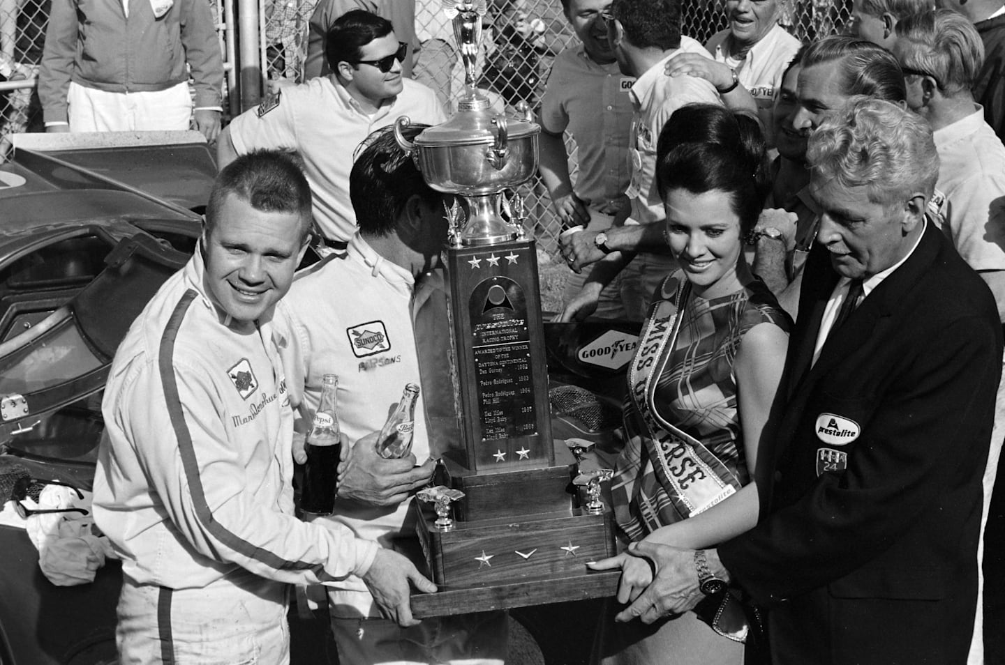 DAYTONA INTERNATIONAL SPEEDWAY, UNITED STATES OF AMERICA - FEBRUARY 02: Mark Donohue and Chuck