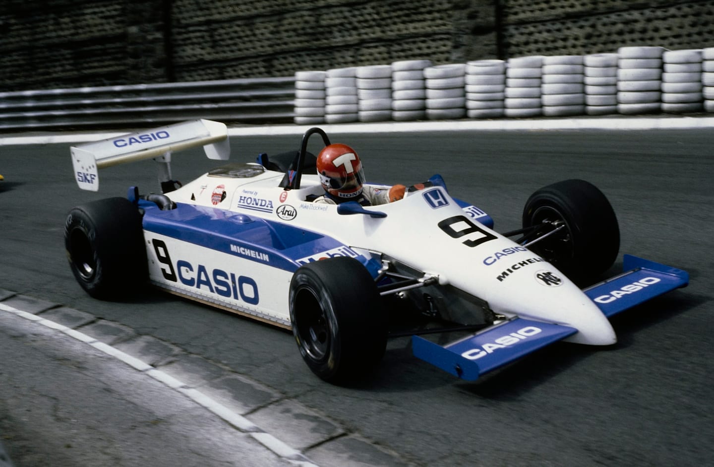 Mike Thackwell from New Zealand drives the #9 Casio Ralt Racing Ltd Ralt RH6/83H - Honda during the