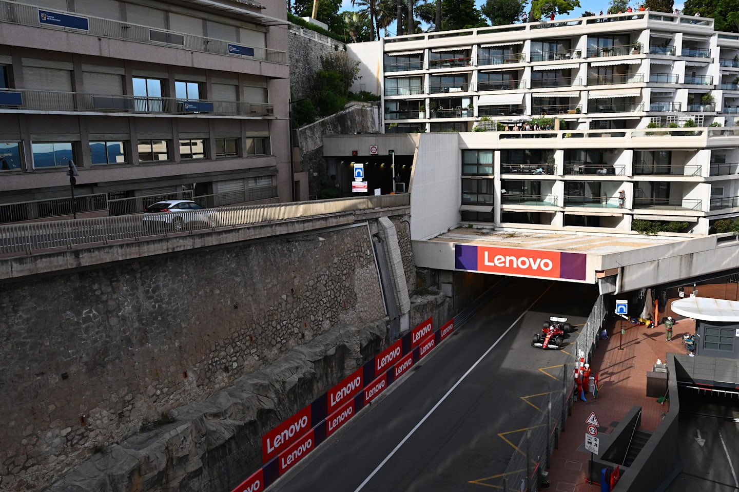 MONTE-CARLO, MONACO - MAY 23: Charles Leclerc of Monaco driving the (16) Scuderia Ferrari SF-25 on