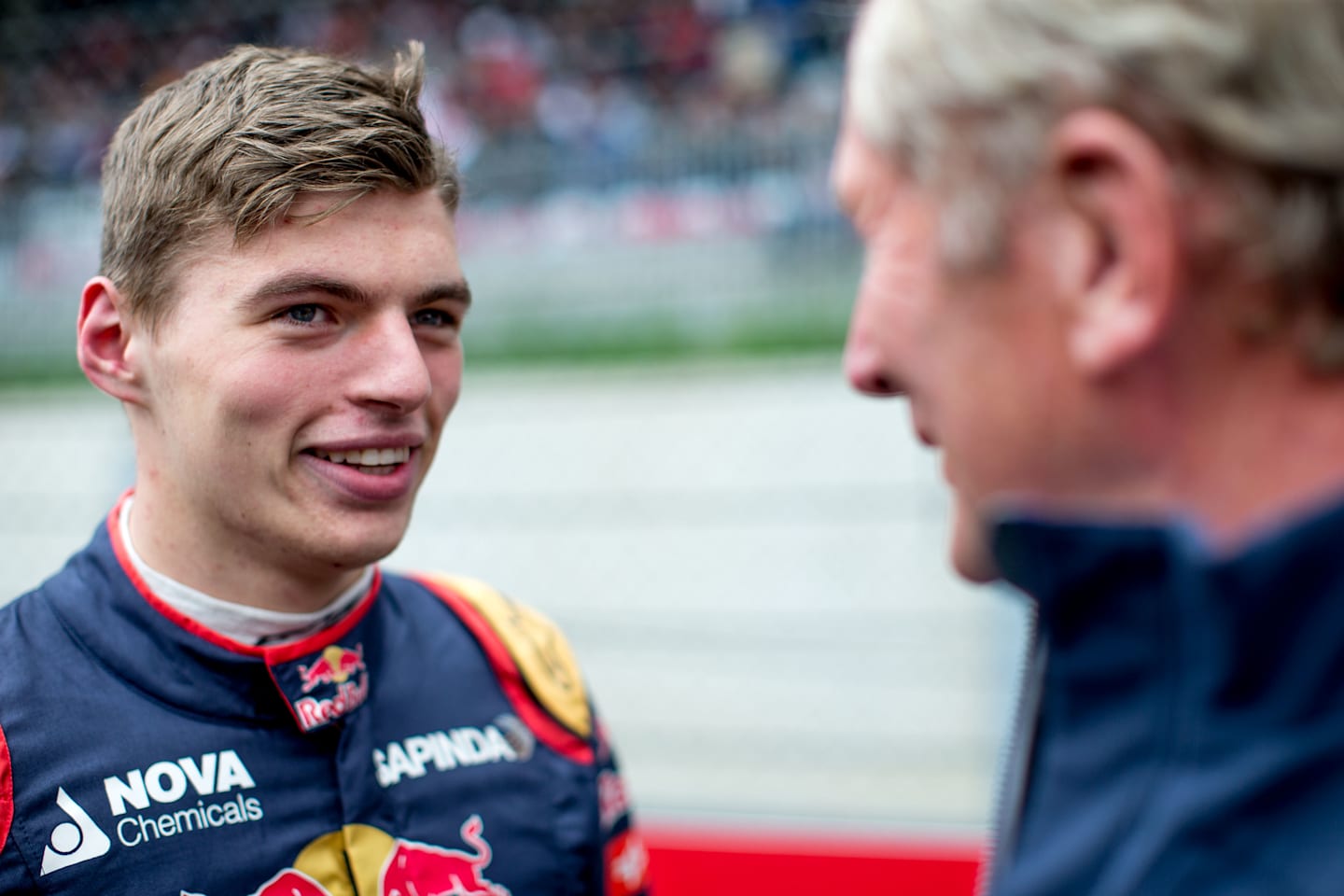 SPIELBERG, AUSTRIA - JUNE 21:  Max Verstappen of Scuderia Toro Rosso and The Netherlands during the