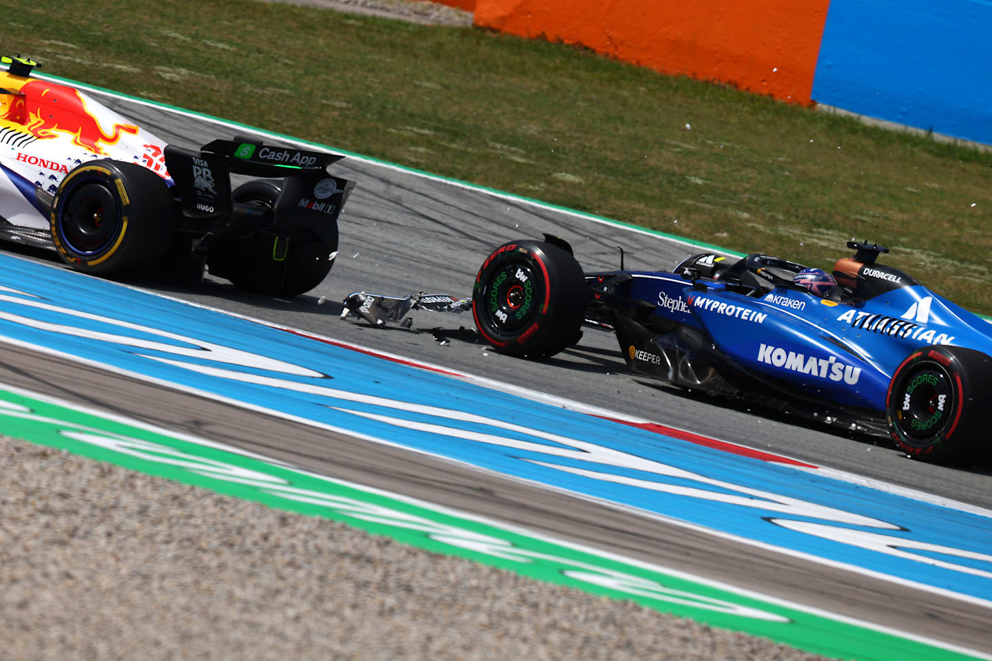 BARCELONA, SPAIN - JUNE 01: Alexander Albon of Thailand driving the (23) Williams FW47 Mercedes