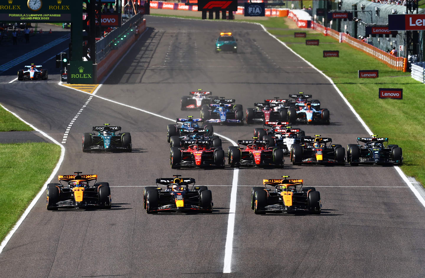 SUZUKA, JAPAN - SEPTEMBER 24: Max Verstappen of the Netherlands driving the (1) Oracle Red Bull