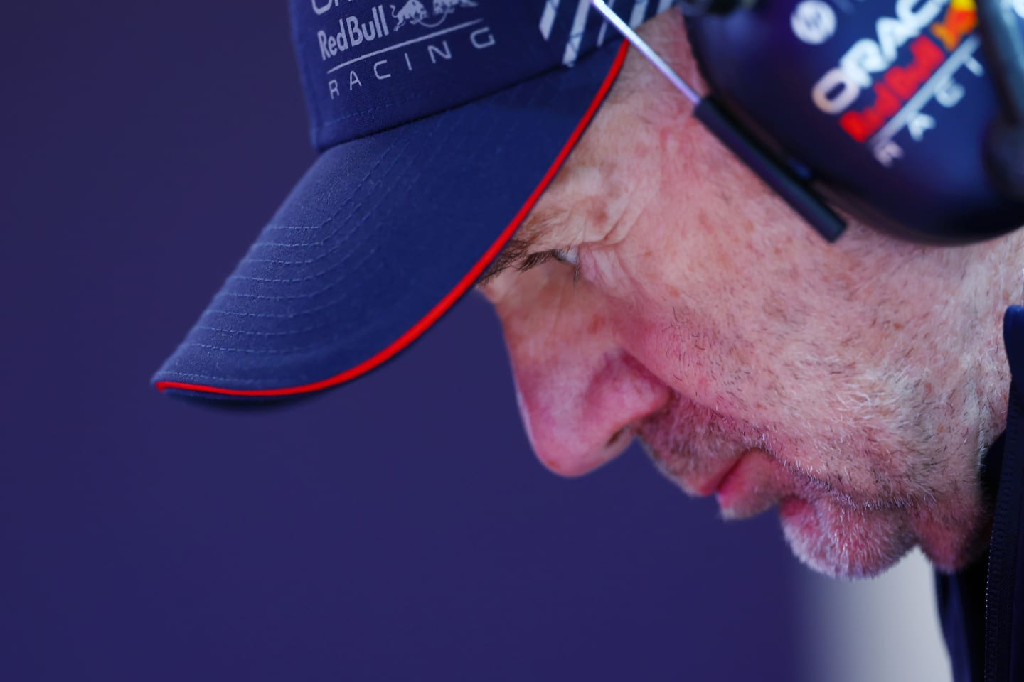 LAS VEGAS, NEVADA - NOVEMBER 16: Adrian Newey, the Chief Technical Officer of Red Bull Racing looks
