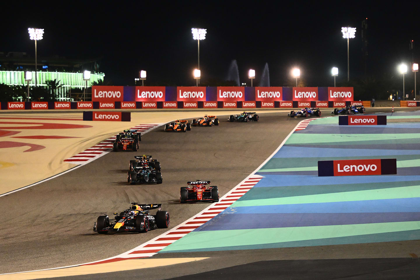 BAHRAIN, BAHRAIN - MARCH 02: Max Verstappen of the Netherlands driving the (1) Oracle Red Bull