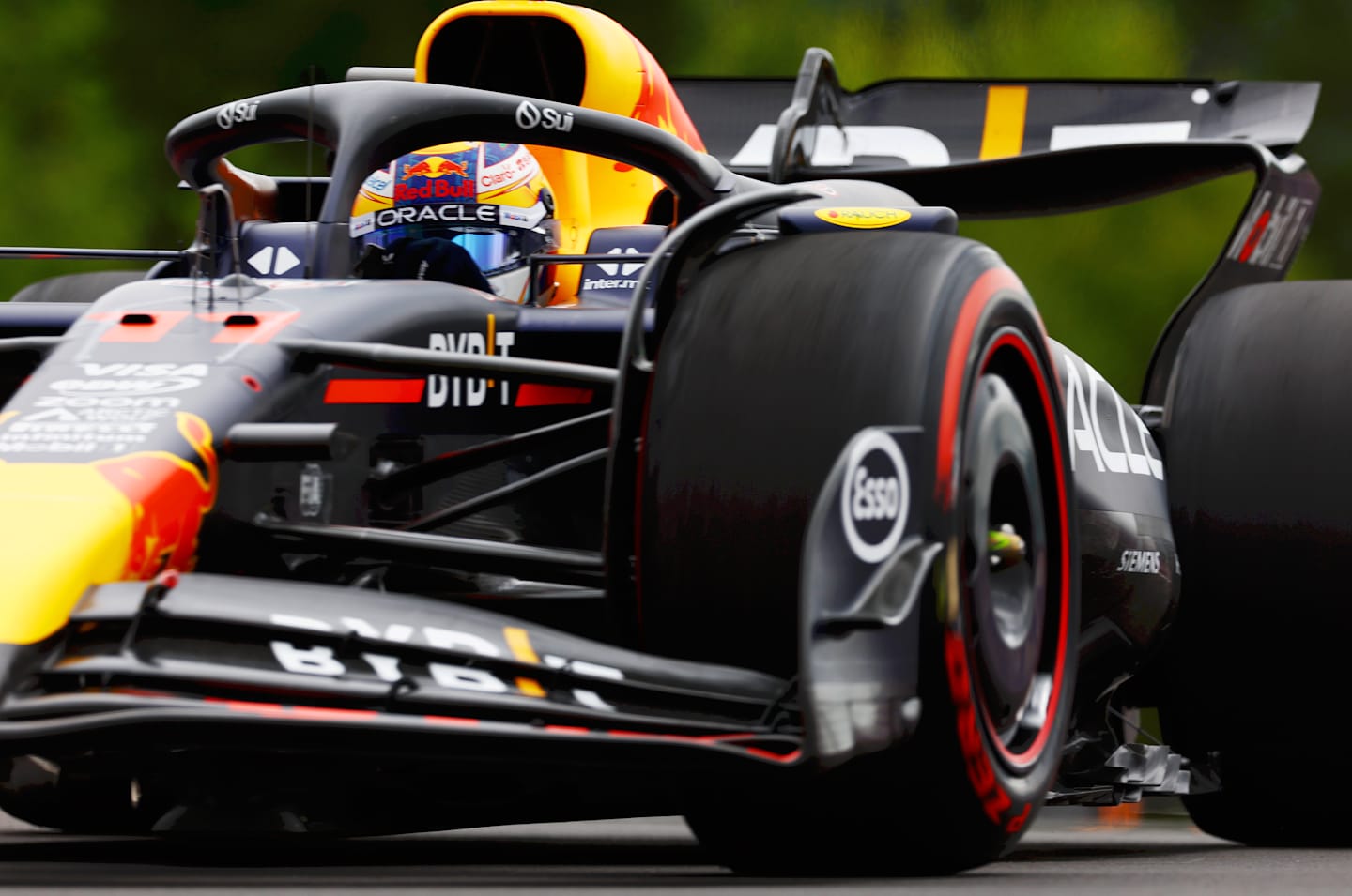 SPA, BELGIUM - JULY 26: Sergio Perez of Mexico driving the (11) Oracle Red Bull Racing RB20 on track during practice ahead of the F1 Grand Prix of Belgium at Circuit de Spa-Francorchamps on July 26, 2024 in Spa, Belgium. (Photo by Mark Thompson/Getty Images)