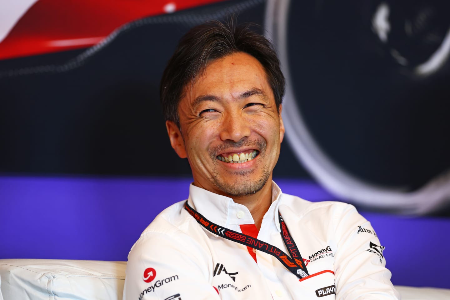 MONTREAL, QUEBEC - JUNE 07: Haas F1 Team Principal Ayao Komatsu attends the Team Principals Press Conferencek during practice ahead of the F1 Grand Prix of Canada at Circuit Gilles Villeneuve on June 07, 2024 in Montreal, Quebec. (Photo by Bryn Lennon/Getty Images)