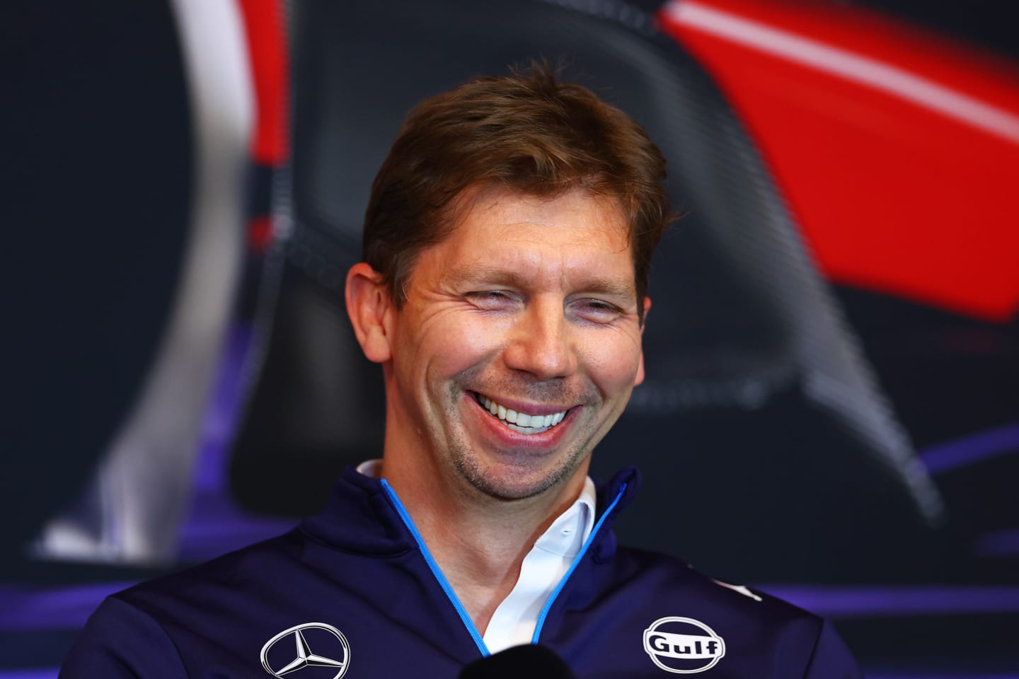 MONTREAL, QUEBEC - JUNE 07: James Vowles, Team Principal of Williams attends the Team Principals Press Conference during practice ahead of the F1 Grand Prix of Canada at Circuit Gilles Villeneuve on June 07, 2024 in Montreal, Quebec. (Photo by Bryn Lennon/Getty Images)