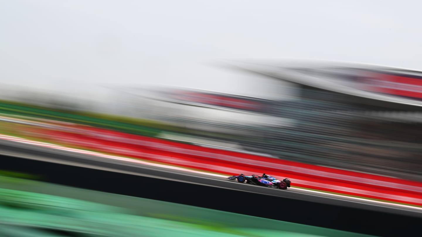 SHANGHAI, CHINA - APRIL 19: Esteban Ocon of France driving the (31) Alpine F1 A524 Renault on track during practice ahead of the F1 Grand Prix of China at Shanghai International Circuit on April 19, 2024 in Shanghai, China. (Photo by Clive Mason - Formula 1/Formula 1 via Getty Images)