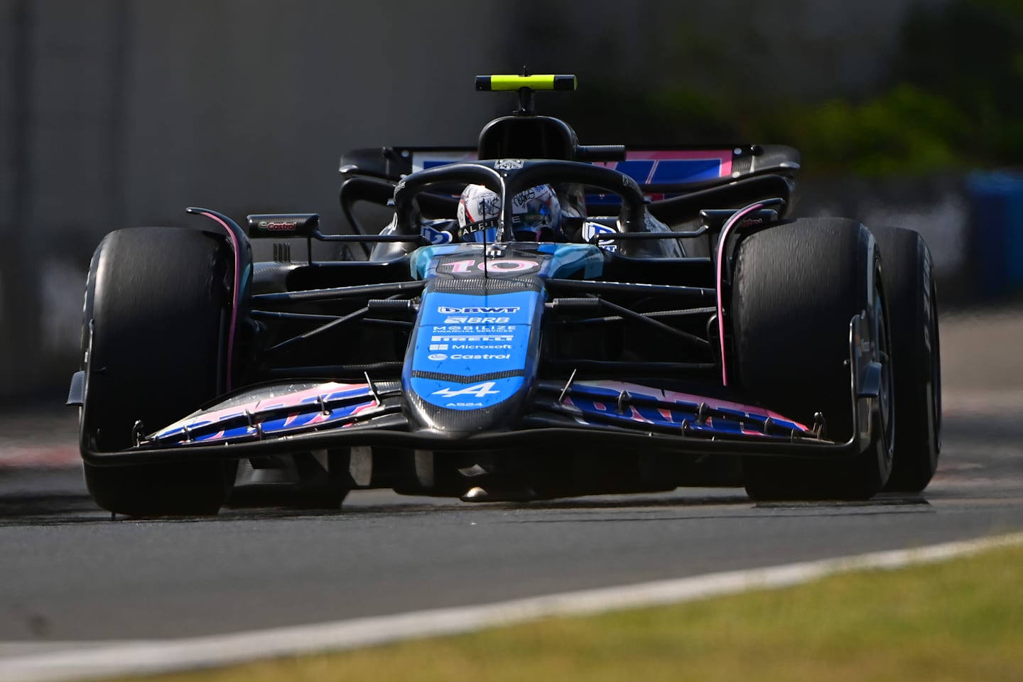 BUDAPEST, HUNGARY - JULY 21: Pierre Gasly of France driving the (10) Alpine F1 A524 Renault on track during the F1 Grand Prix of Hungary at Hungaroring on July 21, 2024 in Budapest, Hungary. (Photo by James Sutton - Formula 1/Formula 1 via Getty Images)