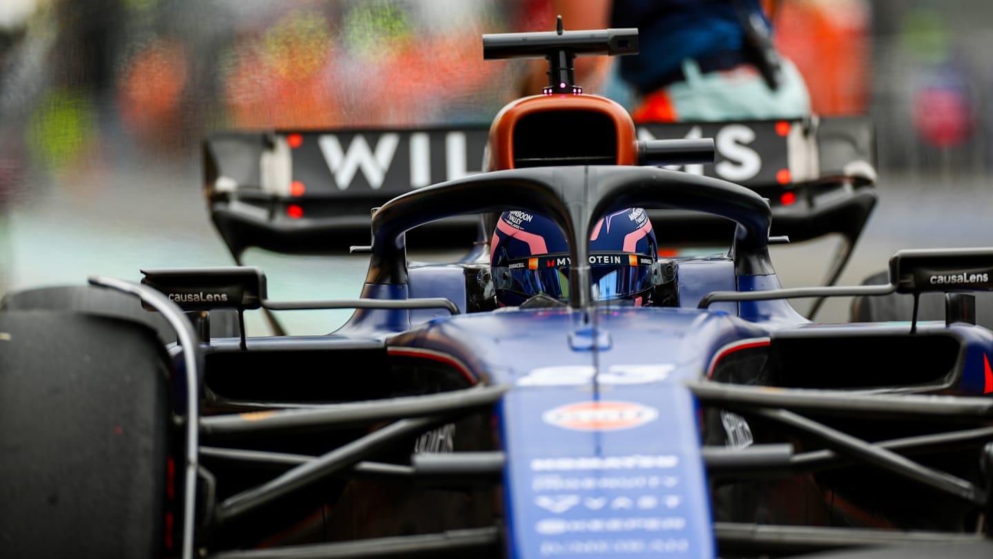 BUDAPEST, HUNGARY - JULY 20: Alexander Albon of Great Britain and Williams  during qualifying ahead of the F1 Grand Prix of Hungary at Hungaroring on July 20, 2024 in Budapest, Hungary. (Photo by Peter Fox - Formula 1/Formula 1 via Getty Images)