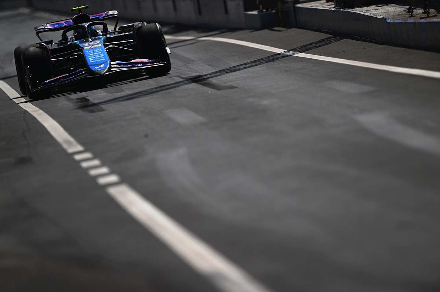 MONZA, ITALY - AUGUST 30: Pierre Gasly of France driving the (10) Alpine F1 A524 Renault in the Pitlane during practice ahead of the F1 Grand Prix of Italy at Autodromo Nazionale Monza on August 30, 2024 in Monza, Italy. (Photo by Rudy Carezzevoli/Getty Images)