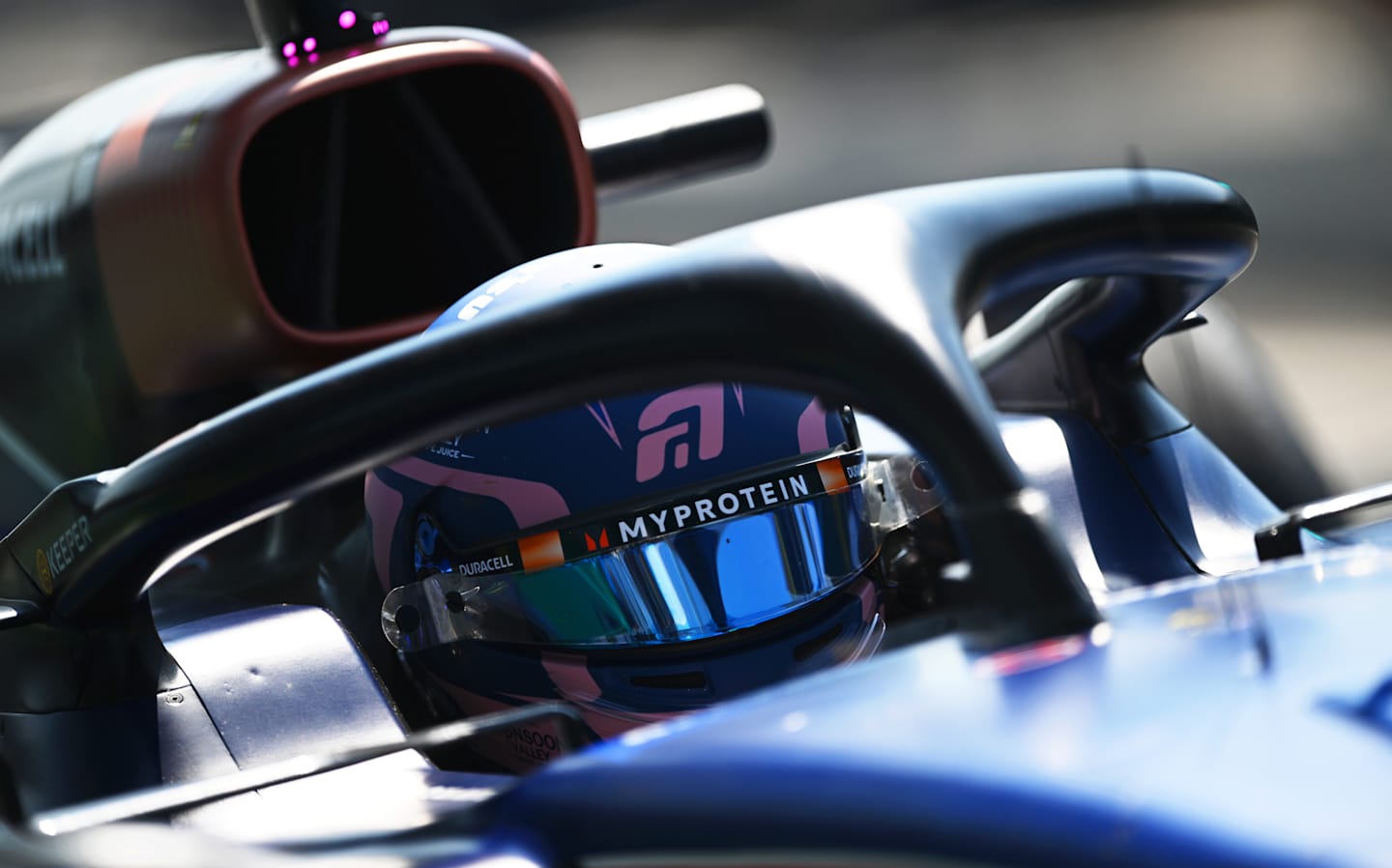 MONZA, ITALY - AUGUST 30: Alexander Albon of Thailand driving the (23) Williams FW46 Mercedes in the Pitlane during practice ahead of the F1 Grand Prix of Italy at Autodromo Nazionale Monza on August 30, 2024 in Monza, Italy. (Photo by Rudy Carezzevoli/Getty Images)