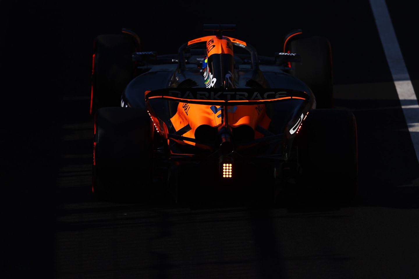 MONZA, ITALY - AUGUST 30: Oscar Piastri of Australia driving the (81) McLaren MCL38 Mercedes in the Pitlane during practice ahead of the F1 Grand Prix of Italy at Autodromo Nazionale Monza on August 30, 2024 in Monza, Italy. (Photo by Bryn Lennon - Formula 1/Formula 1 via Getty Images)