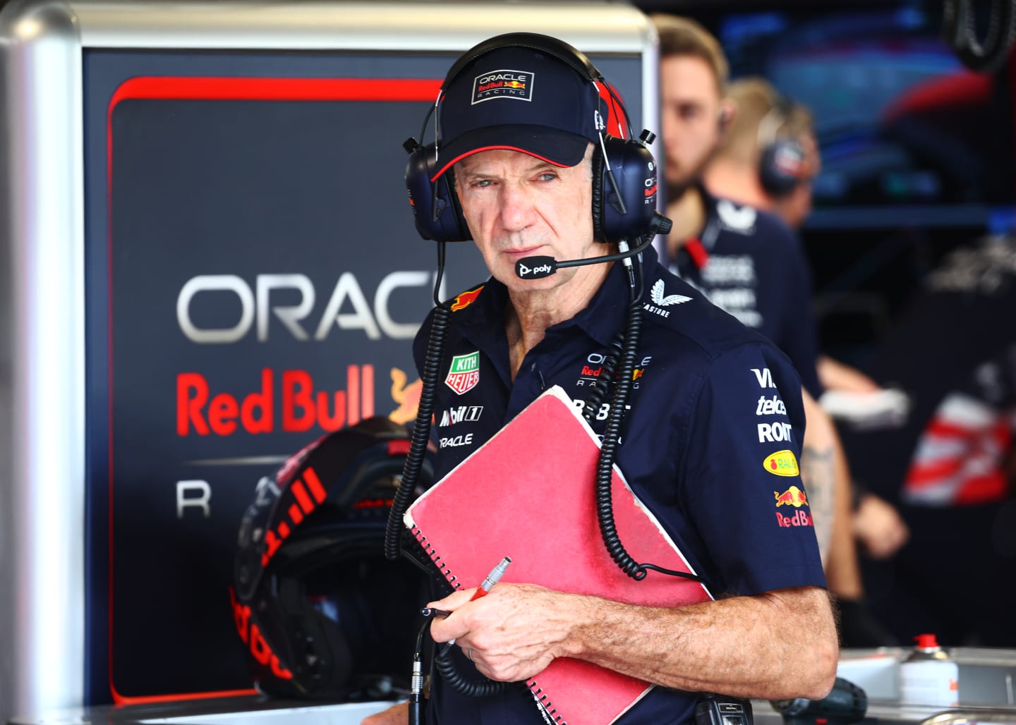 MIAMI, FLORIDA - MAY 03: Adrian Newey, the Chief Technical Officer of Oracle Red Bull Racing looks