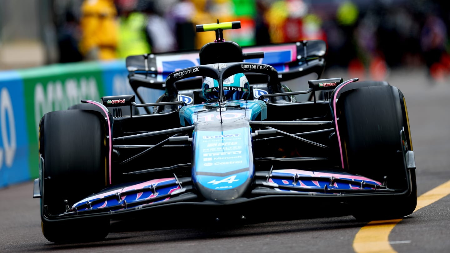 MONTE-CARLO, MONACO - MAY 24: Pierre Gasly of France driving the (10) Alpine F1 A524 Renault on track during practice ahead of the F1 Grand Prix of Monaco at Circuit de Monaco on May 24, 2024 in Monte-Carlo, Monaco. (Photo by Peter Fox - Formula 1/Formula 1 via Getty Images)