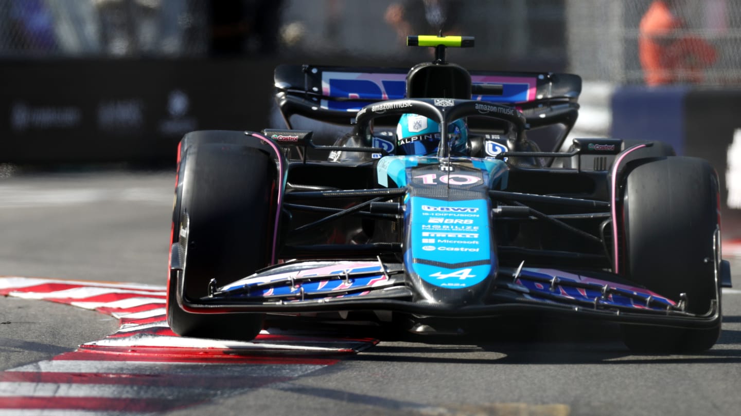 MONTE-CARLO, MONACO - MAY 25: Pierre Gasly of France driving the (10) Alpine F1 A524 Renault on track during qualifying ahead of the F1 Grand Prix of Monaco at Circuit de Monaco on May 25, 2024 in Monte-Carlo, Monaco. (Photo by Peter Fox - Formula 1/Formula 1 via Getty Images)