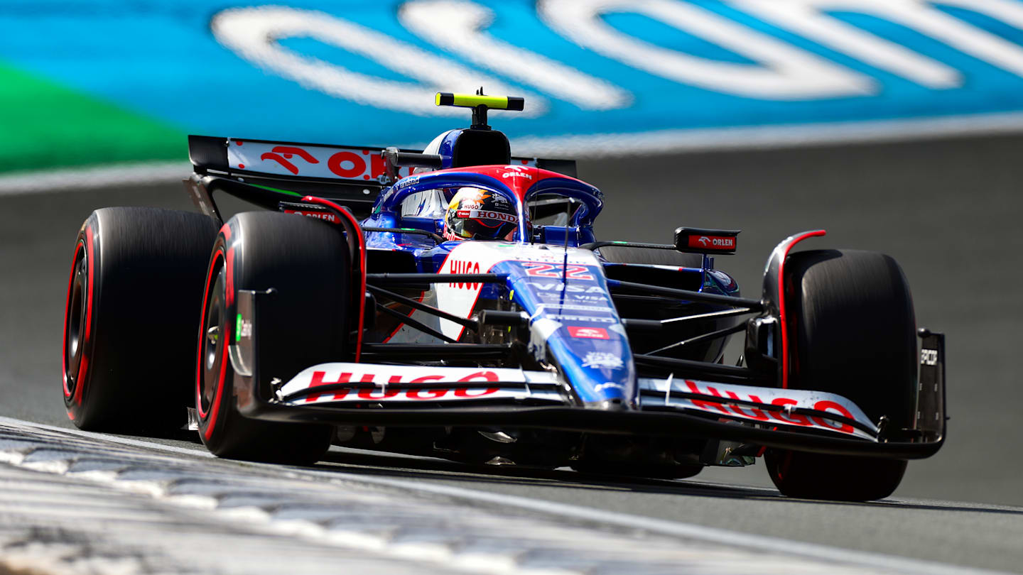 ZANDVOORT, NETHERLANDS - AUGUST 25: Yuki Tsunoda of Visa Cash App RB  during the F1 Grand Prix of Netherlands at Circuit Zandvoort on August 25, 2024 in Zandvoort, Netherlands. (Photo by Peter Fox - Formula 1/Formula 1 via Getty Images)