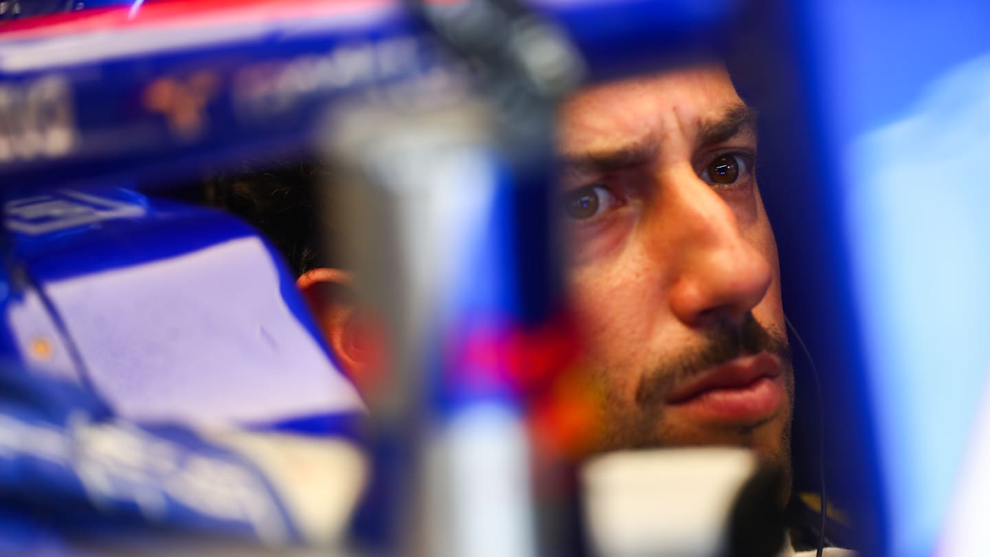 ZANDVOORT, NETHERLANDS - AUGUST 24: Daniel Ricciardo of Visa Cash App RB  during practice ahead of the F1 Grand Prix of Netherlands at Circuit Zandvoort on August 24, 2024 in Zandvoort, Netherlands. (Photo by Peter Fox - Formula 1/Formula 1 via Getty Images)