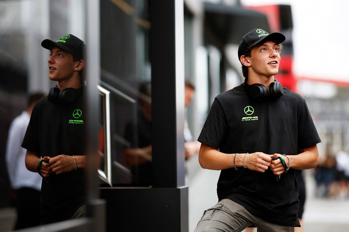 BARCELONA, SPAIN - JUNE 20: Andrea Kimi Antonelli of Italy and PREMA Racing (4) looks on in the