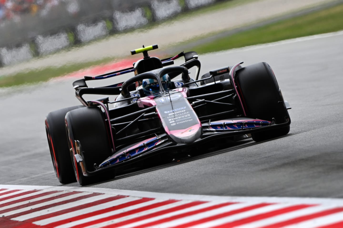 BARCELONA, SPAIN - JUNE 22: Pierre Gasly of France driving the (10) Alpine F1 A524 Renault on track during qualifying ahead of the F1 Grand Prix of Spain at Circuit de Barcelona-Catalunya on June 22, 2024 in Barcelona, Spain. (Photo by Mark Sutton - Formula 1/Formula 1 via Getty Images)