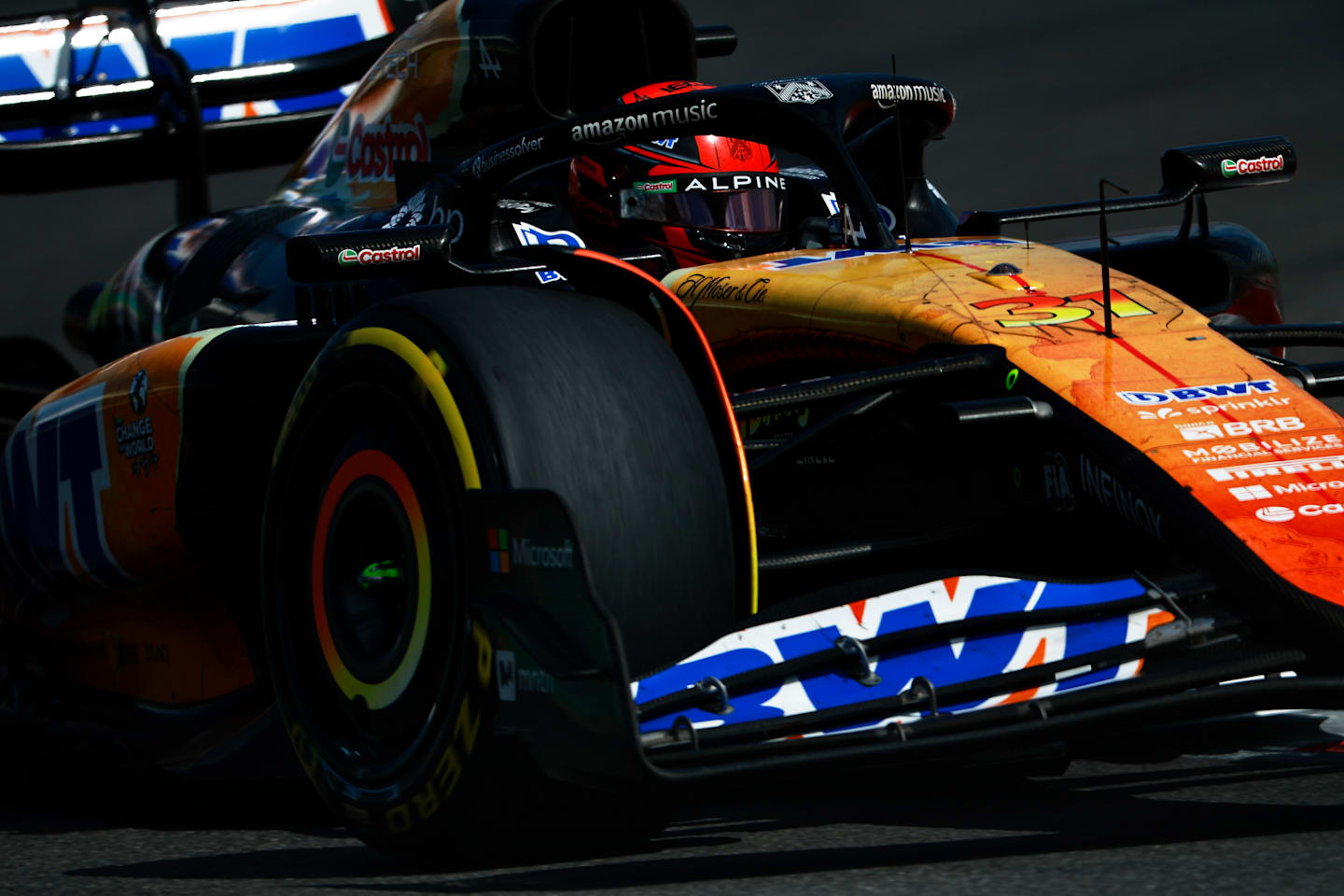 AUSTIN, TEXAS - OCTOBER 19: Esteban Ocon of France driving the (31) Alpine F1 A524 Renault on track