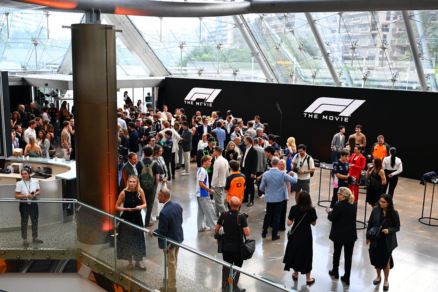 MONACO, MONACO - MAY 21: A general view of drivers and guests attending the private screening of